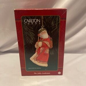 Carlton Cards The Jolly Gentleman Christmas Ornament #89 In Box